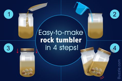 Rock Polisher, Rocks In Water, Rock Tumbler Diy, Stone Tumbler, How To Polish Rocks, Polished Rocks, Rock Collecting, Rock Tumbling, Rock Tumbler