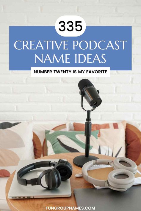 335 Creative Podcast Name Ideas Podcast Name Ideas For Women, Podcast Name Ideas, Podcast Names, Podcast Ideas, Creative Podcast, Health Podcast, Restaurant Names, Life Group, Name Ideas