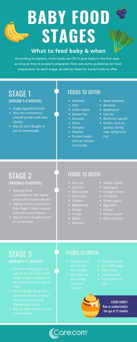 Baby Food Stages, Baby Food Recipes Stage 1, Stage 2 Baby Food, Baby Food Guide, Fingerfood Baby, Baby Solid Food, Making Baby Food, Diy Baby Food, Baby Food Chart