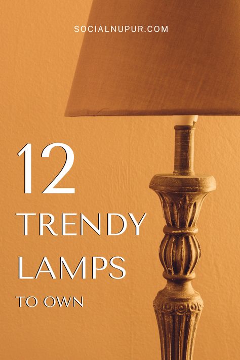 Everyone loves trendy table lamps and what better than this fall. Here's a list of lamps you need to grab. #tablelamps #livingroomdecor #homedecor Popular Lamps 2022, Sofa Table Decor, Statement Lamp, Glass Lamp Base, Table Lamps Living Room, Large Lamps, Side Table Lamps, Table Lamp Sets, Brass Table Lamps