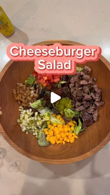 The Salad Lab LLC Darlene Schrijver on Instagram: "Cheeseburger Salad #salad #saladsofinstagram #thesaladlabofficial #cheeseburger
#hamburger #hamburgersalad #loveyou #yum #thesaladlabbook #whisktossenjoy" Hamburger Salad Recipes, The Salad Lab, Salad Lab, Hamburger Salad, Cheeseburger Salad Recipe, Cheeseburger Salad, Burger Salad, Salad Salad, Dressing Recipes