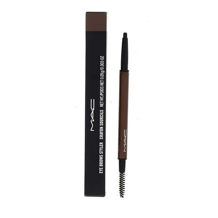 MAC Eye Brows Styler is a versatile eyebrow pencil designed for precision and ease of use. With its retractable design, it allows for effortless application, while the range of shades caters to diverse hair colors, ensuring a natural and polished finish. This styler features a long-wearing formula, making it an essential tool for achieving perfectly groomed and defined brows that last throughout the day. Size: .003 oz.  Color: Multicolor. Mac Eyebrow Pencil, Eyebrow Styles, Brow Stylist, Mac Eyes, Eye Brows, Brow Color, Different Hair Colors, Waterproof Eyebrow, Pencil Design