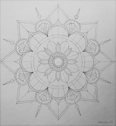 Mandala Sketch, Arte Yoga, Desen Realist, Wal Art, Mandala Doodle, Tattoos Geometric, Mandala Design Pattern, Mandala Art Lesson, Mandala Artwork