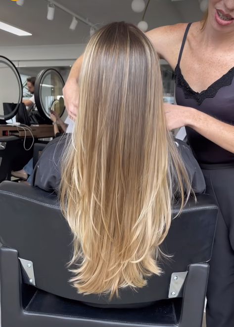 Blondish Brunette Hair, Brunette Hair With Blonde Extensions, Straight Honey Brown Hair, Balayage Hair Brunette With Blonde Medium Lengths, Low Damage Blonde, Super Blended Balayage, Dishwater Blonde Hair With Lowlights, Blonde Hair With Subtle Lowlights, Bleached Brunette Hair