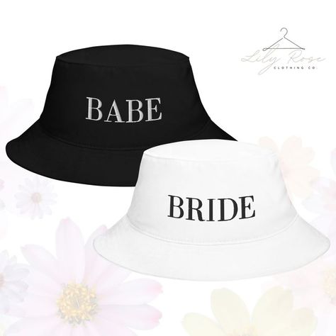 Bride Bucket Hat | Bridesmaid Hat | Bride Hat | Babe Hat | Bucket Hat | Honeymoon Hat Bride Hat, Bucket Hat, United States, Baseball, Hats