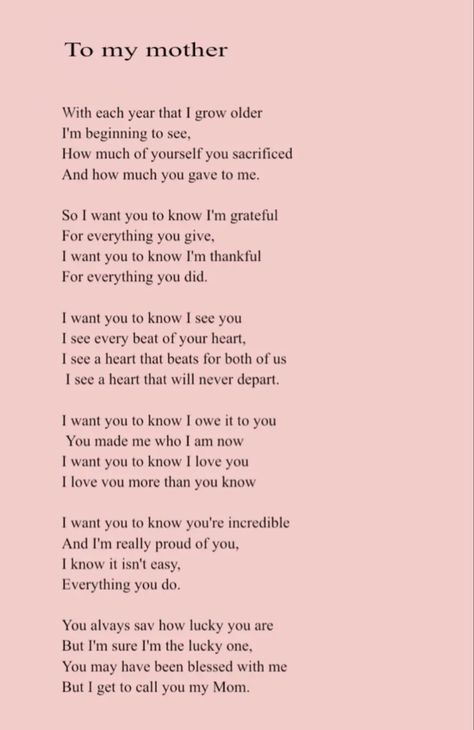 Mom Birthday Paragraph, Letter To My Boyfriends Mom, Mother’s Sacrifice Quotes, Thank You To My Mom, A Poem To My Mother, Sweet Things To Say To Your Mom, Letters For Moms Birthday, Letters To Write To Your Mom, Mom Birthday Message From Daughter