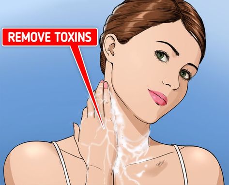 6 Tips to Make Your Neck Lines Go Away / Bright Side Neck Wrinkles Exercises, Neck Wrinkles Remedies, Face Wrinkles Remover, Yoga For Neck, Home Remedies For Warts, Warts Remedy, Glowing Skin Secrets, Text Neck, Neck Problems