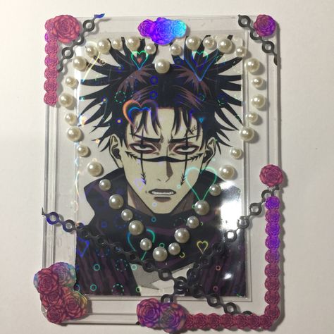 I had fun making this toploader:)) one of my favorites for the moment💕 #chosokamo #choso #jujutsukaisen #toploader #toploaderdeco #anime Anime Toploader Deco, Toploader Deco, Top Loader, My Favorites, Photo Cards, In This Moment, Anime, Quick Saves