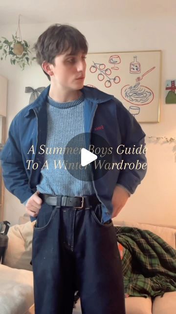 Thomas Tapy on Instagram: "As a man that thrives in the summer, here are a few simple and easily made outfits to add to your winter wardrobe." Thomas Tapy, How To Layer Clothes, Rainy Day Outfit Men, Winter Outfits Men Streetwear, Mens Fashion Aesthetic, Made Outfits, Layer Clothes, Outfits Men Streetwear, Winter Outfits Men