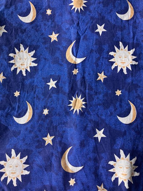 90s Celestial, Vintage Celestial, 90s Pattern, Spotify Covers, Witchy Decor, Playlist Covers, Moon Sun, 90s Aesthetic, Sun And Stars