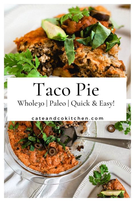 Taco Easy, Paleo Mexican Recipes, Paleo Taco, Whole30 Easy, Beef Taco Casserole, The Whole 30, Quick And Healthy Breakfast, Meat And Veggies, Paleo Meal Prep