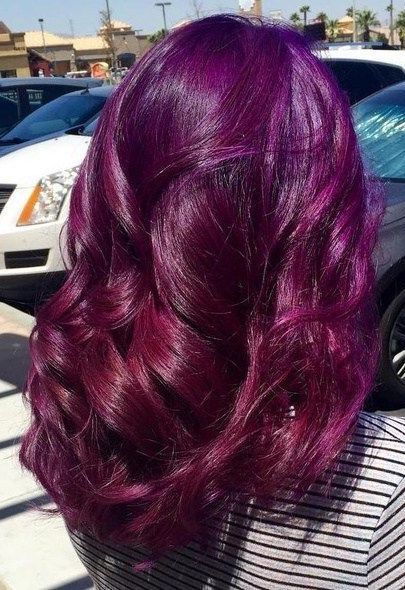 Magenta Hair Colors, Dark Purple Hair Color, Dark Red Hair Color, Types Of Hair Color, Magenta Hair, Dark Purple Hair, Brown Hair Shades, Ginger Hair Color, Dark Red Hair