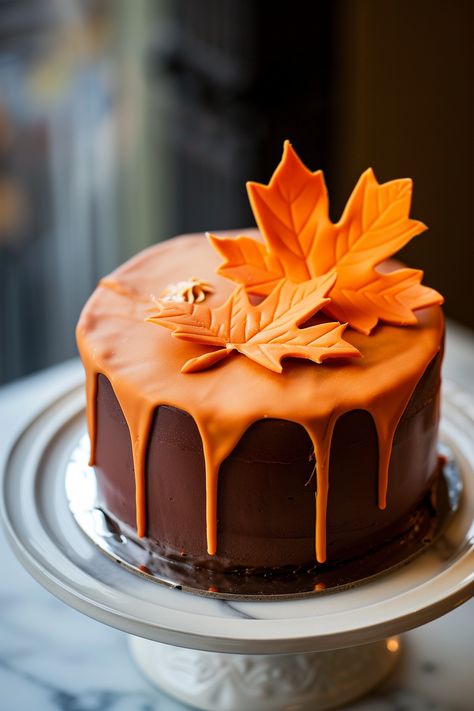 Autumn Cake Design, Fall Baby Shower Cake Ideas, Autumn Cake Decorating, Autumn Cake Ideas Birthday, Autumn Birthday Theme, Fall Themed Cakes, Fall Cake Designs, Fall Cake Decorating Ideas, Thanksgiving Cakes Decorating