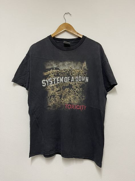 Vintage Vintage System Of A Down “ Toxicity 2001 Nu Metal A 1 | Grailed System Of A Down Shirt Outfit, System Of A Down Outfits, Soad Toxicity, System Of A Down Shirt, System Of A Down Toxicity, Metal Outfit, Metal Shirts, System Of A Down