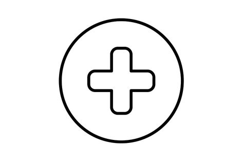 Medical cross line icon black on white background JPG + EPS vector Medical Cross, Cross Drawing, Cross Pictures, Health Check, Line Icon, Eps Vector, Punch Needle, Colorful Pictures, Peace Symbol