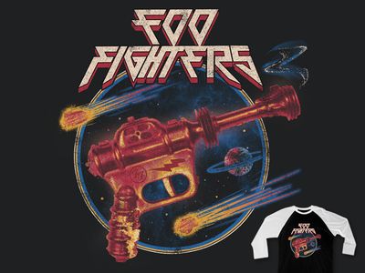 Foo Fighters Ray Gun Foo Fighters Wallpaper, Foo Fighters Art, Foo Fighters Poster, Foo Fighters Band, Foo Fighter, Rock Poster Art, Rock Band Posters, Plakat Design, Rock N’roll