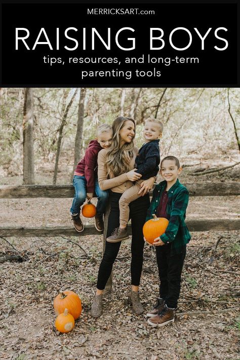 10 Tips for Raising Boys (As a Boy Mom x 3) - Merrick's Art Boy Mom Pictures, Raising Gentlemen, Family Mission Statements, Family Scripture, Merricks Art, Mom Of Three, Parenting Boys, Parenting Tools, Mom Pictures