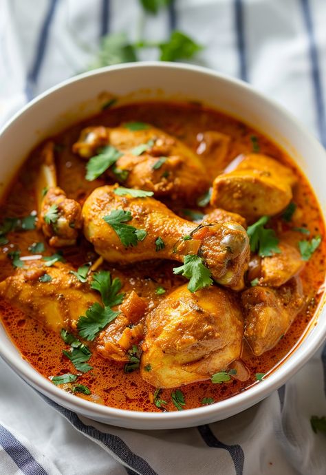 Learn How to Cook Chicken Curry Indian Recipe For Free | Recipes You'll Love, Made Easy! Indian Food Curry, Indian Food Aesthics, Authentic Indian Chicken Curry, Chicken Curry Recipe Indian, Odisha Food, Pakistani Food Recipes, Chicken Recipes Indian, Chicken Curry Recipe Easy, Trendy Recipes