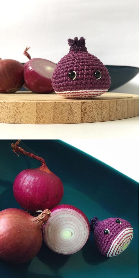 Crochet Garlic Pattern Free, Sprout Crochet Pattern, Crochet Veggies, Boston Bedroom, Cute Key Chains, Garden Crochet, Scrap Crochet, Amigurumi Food, Knifty Knitter