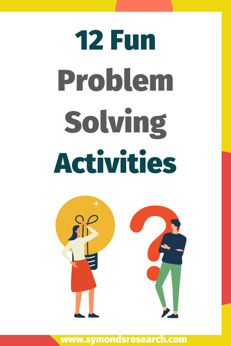 Problem solving exercise Problem Solving Activities For Middle School, Teaching Problem Solving Skills, Collaborative Problem Solving, Problem Solving Games For Kids, Problem Solving Activities For Adults, Creative Problem Solving Activities, Life Skills For Adults, Problem Solving Activities For Kids, Activities For Employees