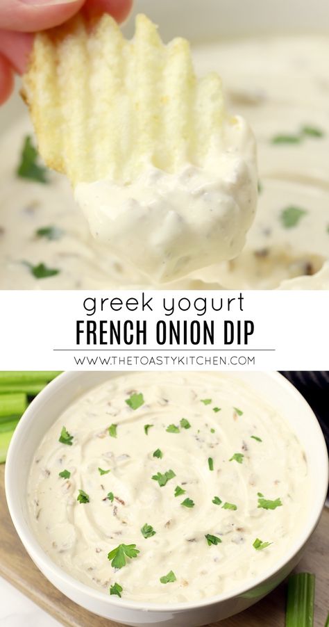 Greek Yogurt Dips, Cream Cheese Dip, French Onion Dip, Greek Yogurt Recipes, Healthy Dips, Onion Dip, Yogurt Recipes, Pork Rinds, Cheese Dip