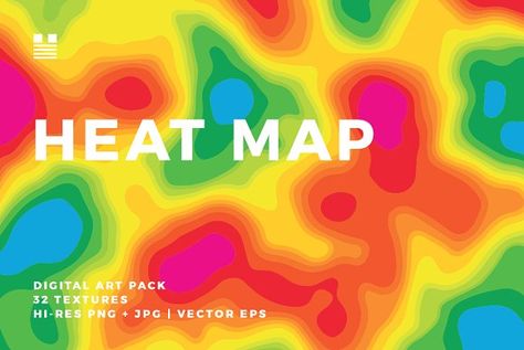 Thermal Graphic Design, Environmental Zine, Heatmap Design, Heat Map Design, Heat Illustration, Heat Painting, Podcast Intro, Gfx Design, Graphic Design Styles