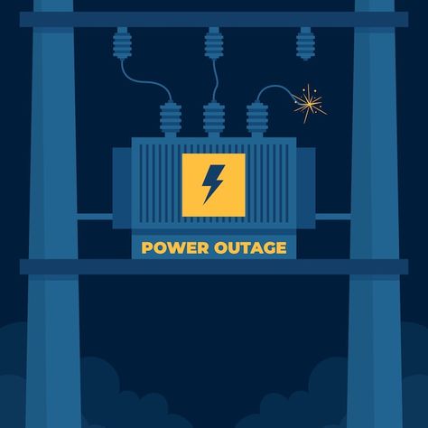 Hand drawn flat design power outage illu... | Free Vector #Freepik #freevector #blackout #power-outage #flat-design #hand-drawn-illustration Ads Creative Advertising Ideas, Advertising Ideas, Powerpoint Background, Powerpoint Background Design, Background Drawing, Power Outage, Drawn Illustration, Inside Jokes, Vector Hand