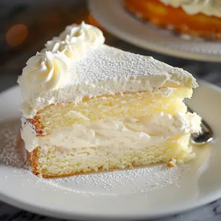 Italian Lemon Cream Cake Italian Lemon Cream Cake Recipe, Italian Lemon Cream Cake, Italian Lemon Cake, Candied Lemon Slices, Lemon Cream Cake, Streets Of Italy, Italian Cream Cakes, Italian Cream, Lemon Icing