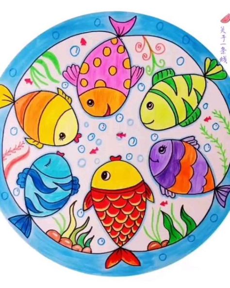 Fun and Creative Activities ♥️ on Instagram: "Sea World Drawing Ideas" Different Types Of Art, Sheet Art, Art Kits For Kids, Preschool Arts And Crafts, Preschool Art Activities, Easy Drawings For Kids, Basic Drawing, Art N Craft, Happy Paintings