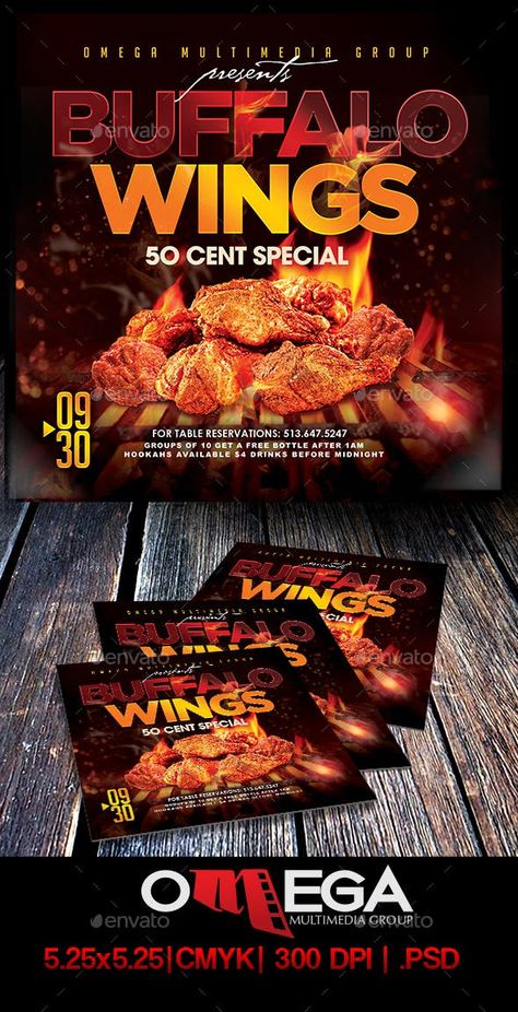 Drink Flyer, The Best Chicken Recipes, Wings Restaurant, Menu Design Layout, Logo Wings, Restaurant Flyers, Restaurant Business Cards, Food Flyer, Menu Flyer