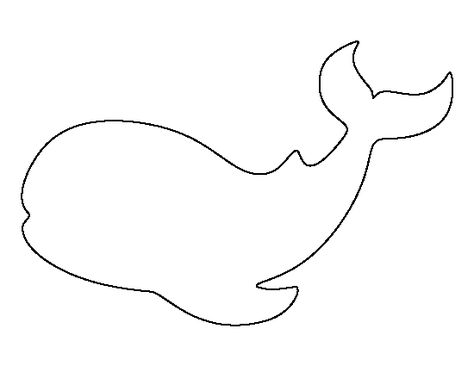 Whale pattern. Use the printable outline for crafts, creating stencils, scrapbooking, and more. Free PDF template to download and print at http://patternuniverse.com/download/whale-pattern/ Whale Silhouette Printable, Whale Pattern Printable, Whale Printable Free, Whale Template Printable Free Pattern, Whale Template Free Printable, Fish Template Printable Free Pattern, Whale Stencil, Whale Template, Jonah Craft