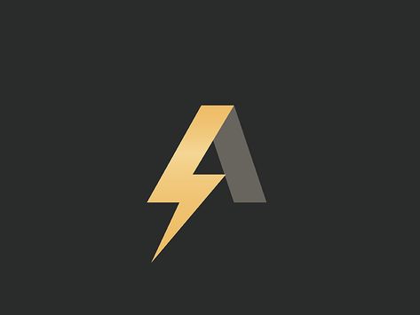 Electricity Logo, Electrician Logo, A Letter Logo, Lightning Logo, Electronics Logo, Energy Logo, The Letter A, Logo Luxury, Wallpapers Iphone