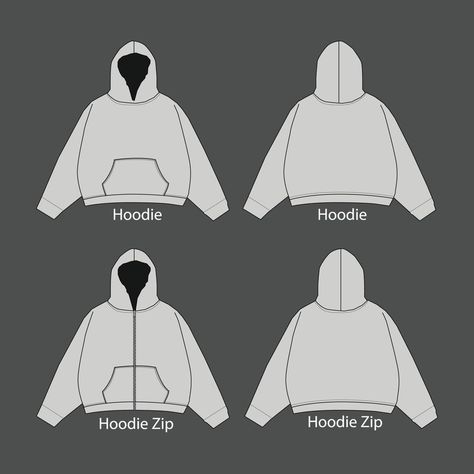 Hoodie Vector, Hoodie Illustration, Hoodie Template, Hoodie Design Ideas, Clothing Templates, Apparel Design Inspiration, Graphic Design Portfolio Inspiration, Fashion Design Template, Hoodie Drawing