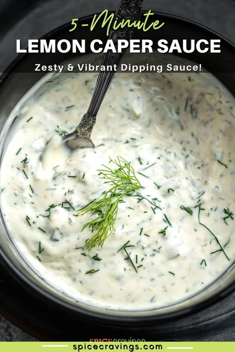 Lemon Caper Aioli, Caper Aioli Recipe, Lemon Dill Caper Sauce, Creamy Lemon Caper Sauce, Salmon With Capers And Lemon, Caper Sauce For Fish, Caper Sauce For Salmon, Recipes With Capers, Capers Sauce