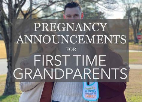 Sharing the news of your pregnancy with your parents, and in-laws, is one of the most memorable moments for the both of you, especially when this is their first grandchild. There are so many different first time grandparent announcement gift ideas out there, and it may be hard to choose. #FirstTimeGrandparents #GrandparentAnnouncement #PregnancyAnnouncement #FirstTimeGrandparentGifts 1st Time Grandparents Announcement, Grandparents Announcement First Time, Pregnancy Announcement To In Laws, Becoming Grandparents Announcement, Grandma Announcement First Time, First Time Grandparents Announcement, Great Grandparents Announcement, Expecting Baby Announcement Ideas, Telling Parents They Are Grandparents