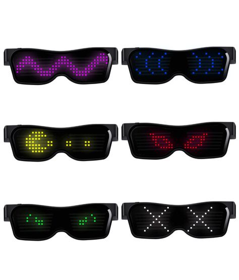 Led Glasses, Shutter Shades, Red Light Green Light, Funky Glasses, Diy Led, Party Glasses, Led Diy, Color Magic, Disco Party