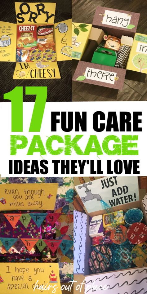 College Care Package For Girls, College Gift Boxes, Diy Care Package, Students Gifts, Care Package Ideas, Military Care Package, Package Ideas, College Care Package, College Student Gifts