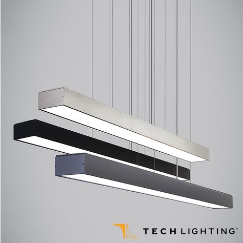 Suspended Ceiling Lights, Deco Led, Linear Suspension, Suspended Ceiling, Tech Lighting, Linear Lighting, Office Lighting, Lampe Design, Diy Desk