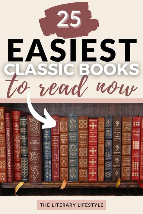 These easy to read classic books help you dive into the short classics and other essential classic books to read that beginners can tackle without the overwhelm. Classic Literature List, Favorite Things Party Gift Ideas, Classic Books List, Classic Books To Read, Classics To Read, Podcast Ideas, Party Gift Ideas, Agatha Christie Books, Favorite Things Party