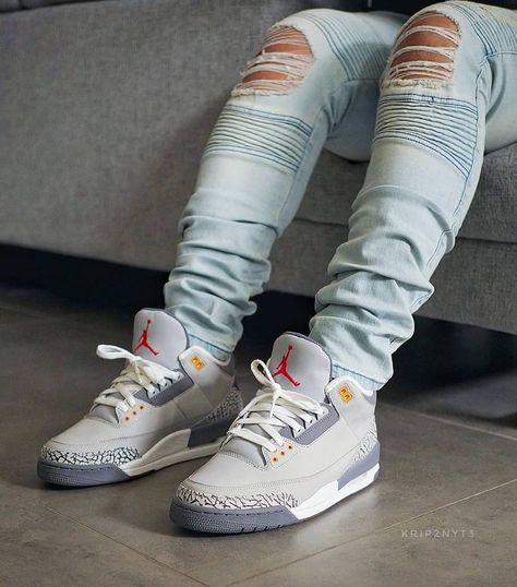 Air Jordan on Instagram: ““Cool Grey” Jordan 3 is coming back in 2021 👀, Cop or Pass? 😍 ▪️ ▪️ Follow @jordanismykicks for more!” Jordan 3 Cool Grey Outfit, Grey Outfit Ideas, Jordan 3 Cool Grey, Air Jordan 1 Court Purple, Jordan 3s, Grey Jordans, Nike Shoes Girls, Shoes Sneakers Jordans, Jordan Outfits