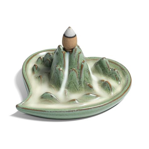 Tabletop Zen Garden, Lotus Candle, Backflow Incense Burner, Incense Cone, Backflow Incense, Practice Yoga, Ceramic Handmade, Votive Holder, Incense Holders