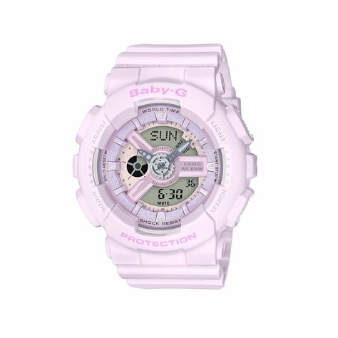 Casio Baby-G G-Shock Series Resin Women's Watch Pink BA110-4A2 Check more at https://terrashopia.com/product/casio-baby-g-g-shock-series-resin-womens-watch-pink-ba110-4a2/ Trendy Swimsuits, Used Watches, Baby G, Kids Watches, Gshock Watch, Treasure Hunt, Beautiful Watches, G Shock, Women's Watch