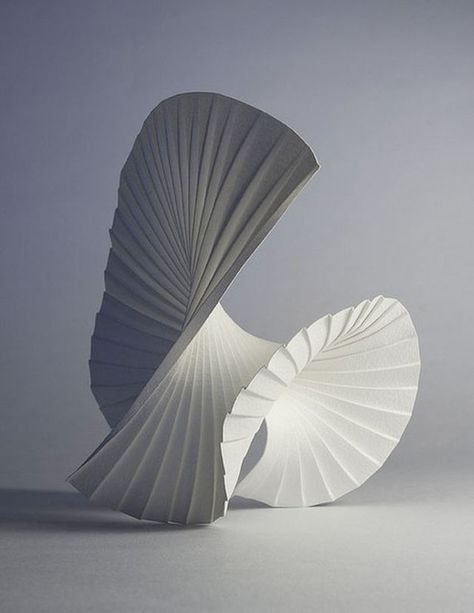 Motion Pleat, 2010 - Paper Art Sculptures by Richard Sweeney Richard Sweeney, Architecture Origami, Sculpture Paper, Origami Architecture, Paper Art Sculpture, Paper Architecture, Folding Origami, 3d Studio, Stil Inspiration