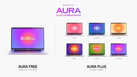 Mac Aesthetic Wallpaper, Aura Macbook Wallpaper, Aura Wallpaper Desktop, Apple Workspace, Macbook Screensavers, Macbook Screensaver, Clock Screensaver, Retro Flip Clock, Wall Clock Simple