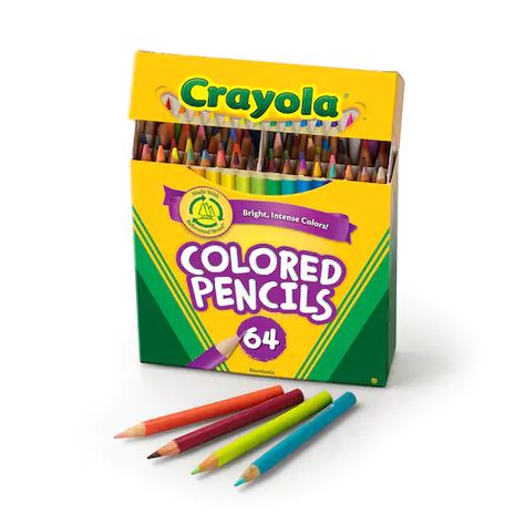 Crayola Pencils, Crayola Colored Pencils, Best Pencil, Colored Pencil Set, Coloring Supplies, Crayon Box, Color Pencils, Pencil Boxes, Intense Colors