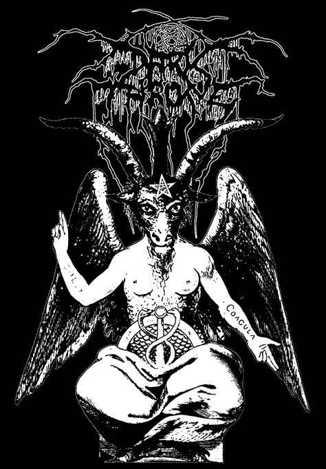 Darkthrone Baphomet Alt Posters, Battle Jackets, Black And White Crop Tops, Black Metal Art, Heavy Metal Art, Extreme Metal, Band Wallpapers, Metal Albums, Metallic Wallpaper