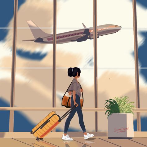 A Woman, I Hope, Anime, Travel