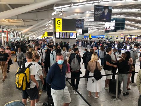 PASSENGERS are facing chaotic queues at Heathrow, with airline staff claiming that airport security “failed to show up” this morning. Travellers have shared images of the scenes this morning, showing huge crowds of passengers being crammed into the terminal. The large queues were at Terminal 5, with the main airlines currently operating from the terminal […] American Airport, Airport Images, Arrival Movie, The Terminal, Airports Terminal, Airport Photos, Airport Security, Heathrow Airport, British Airways