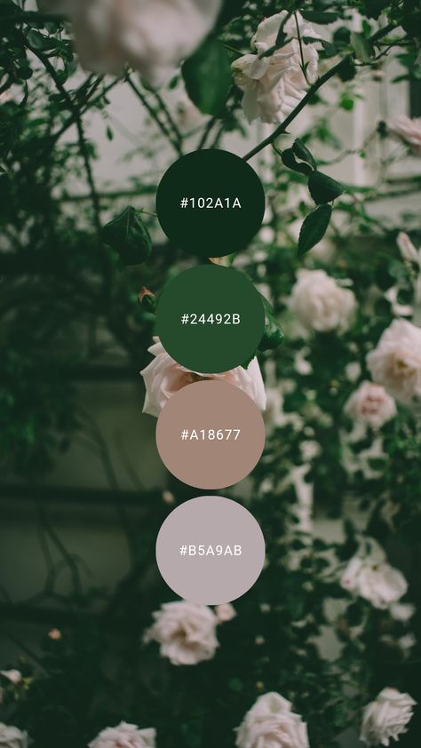 Dark Green And Light Pink Color Palette, Dark Green And Blush Color Palette, Dark Green And Pink Colour Palette, Dark Green And Pink Interior, Dark Green And Dusty Rose Bedroom, Dark Green Bedroom Palette, Dusty Pink Office Decor, Colour Palette With Dark Green, Masculine And Feminine Color Palette