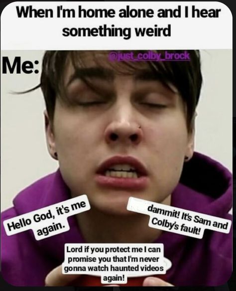 Sam And Colby Memes, The Trap House, Sam And Colby Fanfiction, Vlog Squad, Trap House, Fangirl Problems, Colby Brock, Sam And Colby, Very Funny Pictures